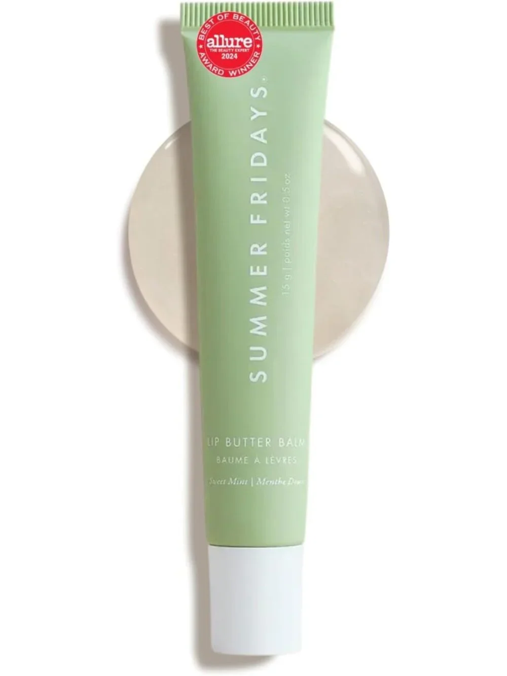 Hydrating Lip Butter Balm & Overnight Mask - Shea Butter, Clear Gloss, Vegan